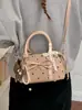 Yuezhi 2026 principios de otoño nuevo dulce encaje lunares moderno moda bolso de mano plisado bolsa nube bolso cruzado con cadena