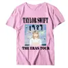 Camiseta europea y americana transfronteriza de Amazon Tylor Ers r 0 Ccert r Crewc Camiseta de manga corta europea y americana para hombre y mujer