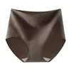 Ropa Interior de Algodón de Color para Mujer Entrepierna de Algodón Grado 10A Entrepierna Antibacteriana Nuevo 2025 Talla Grande Cintura Alta Cubre Cadera Completa Ropa Interior para Mujer
