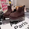 Zapatos de algodón para mujer con felpa interior nuevo estilo 2026 zapatos casuales de piel suave botas de nieve para mujer botas cortas estilo bosque para mujer suela gruesa retro