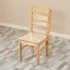 Silla de madera maciza silla de comedor silla con respaldo sin instalación taburete de madera maciza pura hogar simple restaurante mesa de comedor china silla