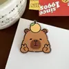 Clipe decorativo de presente com desenho de animal Capivara INS, clipe para recados, clipe de PP, pequeno item de papelaria para estudantes