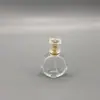 Frasco de Perfume Transparente de Cristal Premium 25ml Frascos de Perfume Portáteis Frasco Borrifador Cosmético Requintado Frasco de Vidro