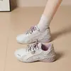 Ligeros Bloque de Color Retro 2026 Versátiles Nuevos Zapatos de Entrenamiento Alemanes con Cordones Planos Zapatos de Papá Zapatos Deportivos Casuales Primavera Verano