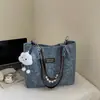 2025 Nuevo Otoño e Invierno Estilo Coreano Casual para Viajar Bolso de Hombro de Moda y Relajado Bolso de Axila Bolso Tote de Cadena de Nicho