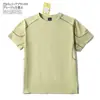 Camiseta unissex de manga curta estilo outdoor bicolor personalizada com costura contrastante, que absorve a umidade, seca rapidamente, respirável e fresca ao toque