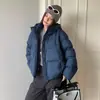 Nueva Chaqueta de Plumas Coreana para Mujer Otoño/Invierno 2026, Engrosada con 90% de Plumón de Pato, Sencilla, Moderna, Versátil, Casual, Abrigo Cálido