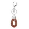Chaveiro de corda de couro criativo metal PU cordão de couro corda de couro Sino bolsa pingente joia pequenos presentes atacado