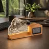 Artículos de regalo personalizados para monumentos culturales y turísticos de la ciudad y festividades: portalápices de madera maciza, luz de noche de acrílico, medidor de temperatura y humedad