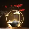 Creativo Zen Chinoiserie Pin de Bienvenida Fuente Humidificación Flujo de Agua Adornos Feng Shui Atraer Riqueza Sala de Estar Oficina Regalos de Inauguración