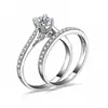 Anillo de Moda Nuevo Transfronterizo, Anillo Desmontable para Mujer, Circonita Personalizada Microincrustada, Artículo de Venta Caliente Transfronterizo