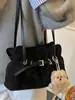 Bolso de Mano para Commuter 2025 Invierno Nuevo Moda Coreana Debajo del Brazo Gran Capacidad Hebilla de Cinturón Personalizada Bolso Tote para Mujer