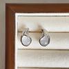 2025 Caliente Nuevo Diseño de Nicho con Sentido Incrustaciones de Piedra de Cristal Natural Pendientes Moda para Mujer Pendientes Largos para Mujer