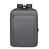 Mochila Transfronteiriça, Moderna e Casual, Mochila de Negócios Simples Masculina, USB Leve para Viagens de Curta Distância, Bolsa Grande para Computador