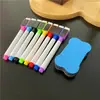 Pincel Magnético Pincel Apagável Fabricante Quadro de Desenho para Bebês Caneta Conjunto Opp de 8 Cores Caneta Branca Colorida para Crianças