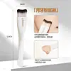 Brocha para Base de Maquillaje JONBOS de Doble Cabeza y Doble Propósito, Brocha para Mascarilla, Brocha en Forma de Media Luna, Brocha para Base de Maquillaje en Forma de Lengua, Brocha Especial para Maquillaje de Artista de Maquillaje