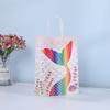 Bolsa de papel Kraft transfronteriza de Amazon cola de pez parloteando bolso de mano de jefe pequeño bolsa de regalo creativa venta al por mayor al contado