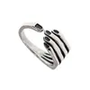 Anillo Declaración para Mujeres, Estilo Retro Único y Exagerado, Anillo de Dedo del Pie para Hombres, Anillo de Palma Estilo Punk Oscuro, Nuevo Modelo 2026
