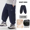 Pantalones para niño Right Europe, pantalones casuales de invierno gruesos y forrados de polar, nuevo estilo 2026, para niños mayores y pequeños, ropa de invierno para niños