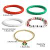 Explosiones Transfronterizas Europeo y Americano Amazon Joyería Navideña Pulsera Copo de Nieve Cristal Cuentas Pulsera Navideña para Mujer traje