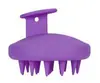 Ferramenta de Lavagem de Cabelo Redonda Integrada de Silicone Puro Fabricada na Fábrica, Escova Massageadora de Couro Cabeludo em Formato de Rato, Pente Massageador de Couro Cabeludo