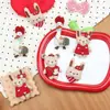 Broche de Boneca Urso Maçã Coelho Desenho Animado Coreano Acessórios de Cabelo Acessórios DIY Saia Vermelha Acessórios de Roupa Coelho