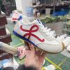 Sapatos Forrest Gump da Coreia do Sul Primavera 2025 Novos Cadarços Sapatos de Treino Alemães Cor de Combinação Versátil Moda Tênis Casual com Solado Macio