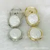 Botão de metal de alta qualidade fivela de pérola couro enrugado irregular botão de camisa de pérola 18MM moda pequeno fresco botão de cardigã