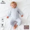 Pijama Infantil Macio Elástico Confortável Respirável Não Abafa Roupa de Casa Conjunto de Roupa Íntima para Bebê Classe A Amigo da Pele Respirável Sem Etiqueta