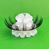 Personalizado de Fábrica Novo Anel de Olho de Ovelha Lã Solar de Camada Única Anel de Travamento Elástico de Silicone para Homens e Mulheres Dropshipping Atacado