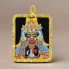 Pingente Thangka de Xizang Zakilam Quadrado Liga de Titânio Dourado Vários Padrões de Minério Pode Escolher Direto da Fábrica