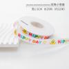 Feliz dia das crianças série de desenhos animados papel de embrulho flores buquê papel de embrulho lanche presente material de embalagem