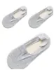 Calcetines de Seda de Hielo para Mujer, Calcetines Cortos de Verano Finos de Corte Bajo con Agarre Antideslizante de Silicona, Calcetines Invisibles de Malla Transpirable, Modernos