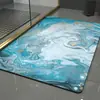 Alfombrilla de Piso de Barro Diatomeo Suave Mármol, Alfombrilla Absorbente, Alfombrilla Antideslizante para Baño, Alfombrilla para Piso de Baño, Alfombra de Baño de Secado Rápido
