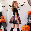 Fábrica Hecho a Medida Europeo y Americano Halloween Niñas Falda Tutú Cosplay Danza Performance Infantil Estampada Voluminosa