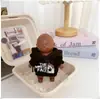 Natasha 14cm Muñeca Negra Pequeña Ropa para Muñeca Celebridad de Internet Artículo Popular Muñeca para Aliviar el Estrés Conjunto Natasha Chaqueta Pantalones