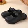 Pantuflas de EVA de Punta Cerrada para Mujer, Zapatos Perezosos Suaves para Exteriores, Nuevo Estilo Verano 2024, Pantuflas Frescas, Antideslizantes para el Hogar y el Interior