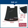 Clipe Duplo em Forma de U Absorção de Choque Resistente ao Desgaste Antiderrapante à Prova de Poeira Slot para Cartão Envolvente Tira de Borracha de Vedação de Borda Tira de Vedação de Borracha/Silicone Tipo H
