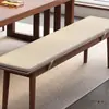 Banco de Final de Cama com Capa Macia em Madeira Maciça Nórdica, Banquinho de Mesa de Chá, Banco Longo Simples, Banco para Trocar Sapatos no Quarto, Banco Longo para Sala de Jantar, Banco de Madeira