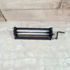 Máquina Manual para Curvar Placas Pequeñas Máquina Redonda para Curvar Rodillo Aislante para Chapa Metálica Máquina Rodillo Rodillo a Manivela Tambor de Acero Inoxidable Máquina para Curvar Tubos