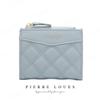 Billetera de Estudiante Acolchada Nueva de Moda de Gama Alta Estilo Coreano Estilo Ins Corta con Cremallera Gran Capacidad para Mujer
