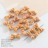 Mini Laço de Cerâmica em Formato de Doce Pulseira Grampo de Cabelo Corrente de Celular Materiais DIY Contas Soltas Acessórios de Joia