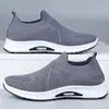 Comércio Exterior Transfronteiriço Sapatos Masculinos Slip-on Solado Macio Sapatos Casuais TEMU Daifa Sapatos para Meia-idade e Idosos Pai Tênis Respiráveis para Homem