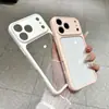 Transformación instantánea en una funda transparente de gasa suave de 17 pulgadas, adecuada para Apple 17 Pro Max con ranuras para relleno de resina, acrílico para 15 pulgadas y para 11/12 pulgadas.
