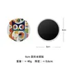 Imán de refrigerador de cerámica decoración del hogar magnética oficina regalo creativo color al óleo divertido patrón de búho