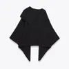 Para Aliexpress Popular Exportación Transfronteriza Estilo Europeo y Americano Suéter Elegante para Mujer Chaqueta Chal Asimétrica