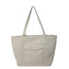 Bolsa de Tela de Algodón Color Sólido Fresca Estilo Japonés Bolso de Hombro Casual Bolsa de Maquillaje Tela de Toalla Bolsa de Maquillaje Bolsa Tote