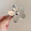 Grampo de Cabelo Transfronteiriço Versátil e Simples, Garra de Cabelo de Metal, Presilha Tubarão para Coque de Cabelo, Presilha de Cabelo Garra Grande, Acessórios de Cabelo Atacado