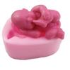 Desenho animado princesa pirata silicone molde sereia pagode panela quente material de fundo molde aromaterapia rosa favo de mel vela molde