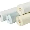 Faixa de Papel de Parede Autoadesivo Não Tecido Transfronteiriço Papel de Parede Listrado Cor Pura Imitação de Lama Diatomácea Papel de Parede para Parede de Fundo de Quarto Sala de Estar